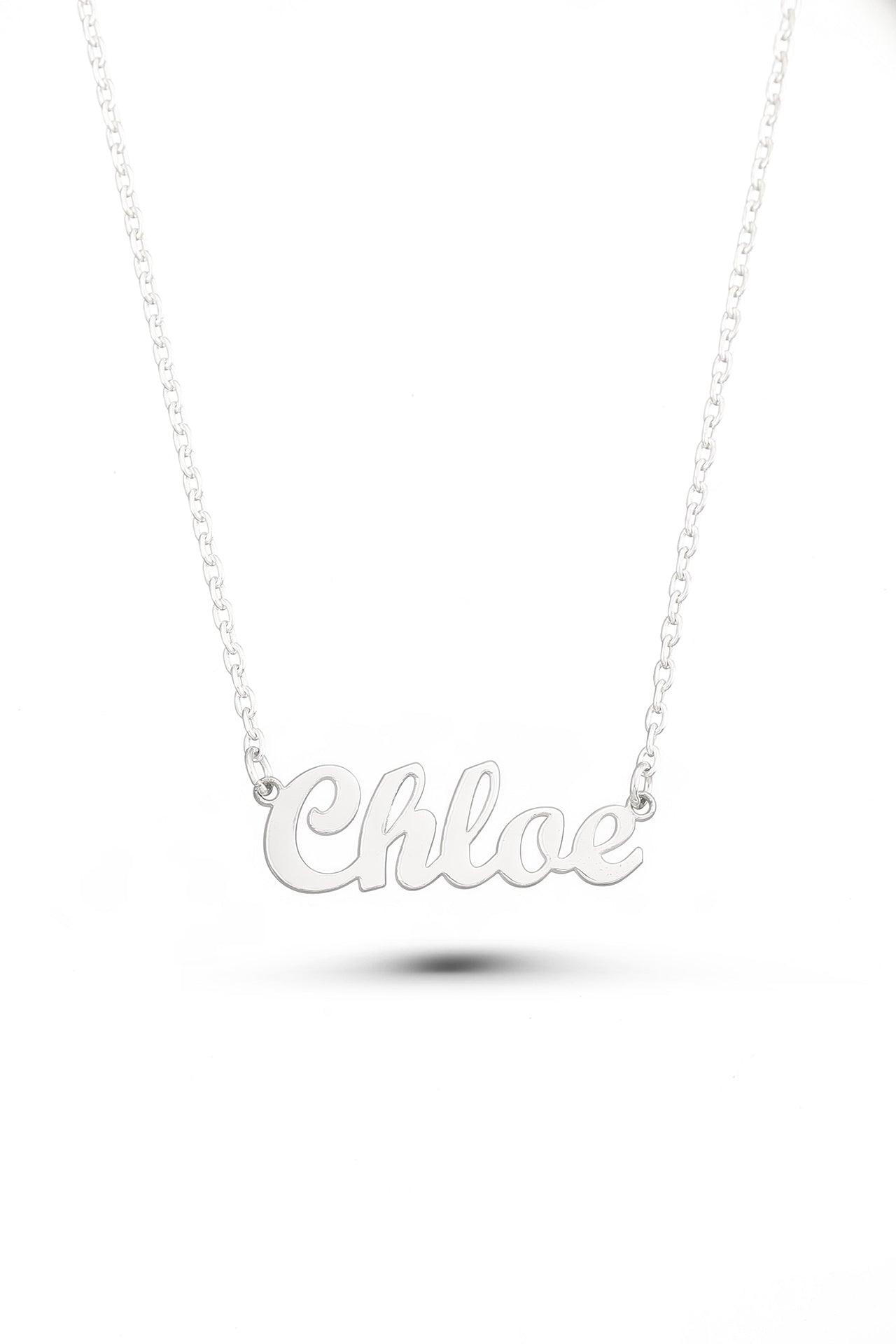 Custom Name Necklace in Sterling Silver